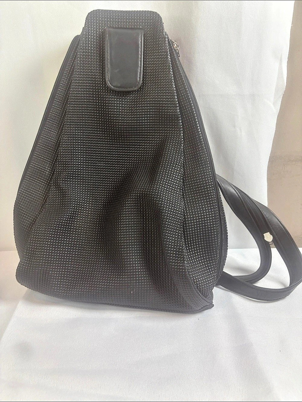 Mandarina Duck Black Backpack Like New